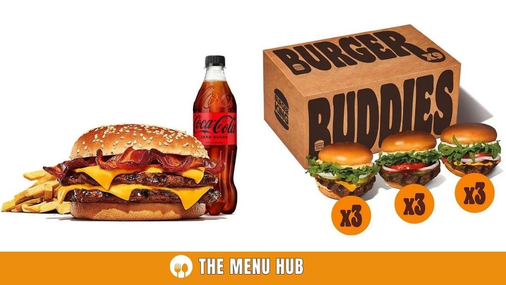 Burger King Flame-Grilled Beef Meals & Burgers Menu with Prices in UK