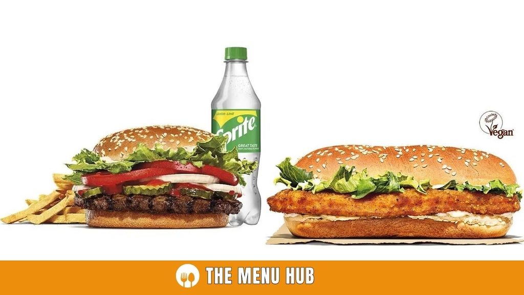 Burger King Vegan, Vegetarian & Plant-Based Menu with Prices in UK