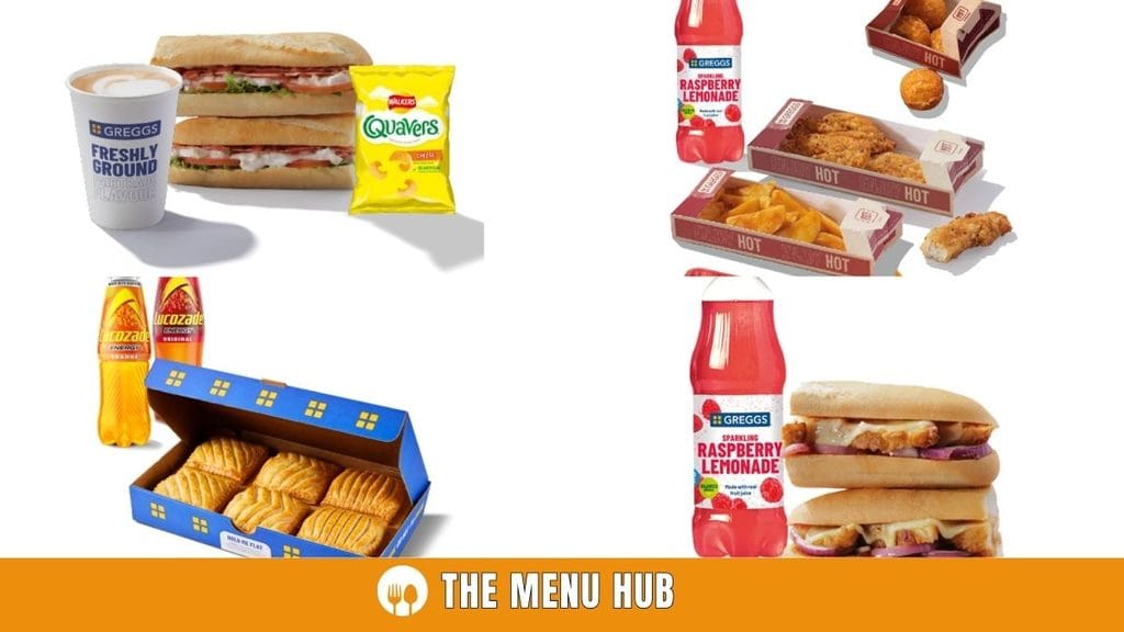 Greggs Meal Deals Menu Prices in UK