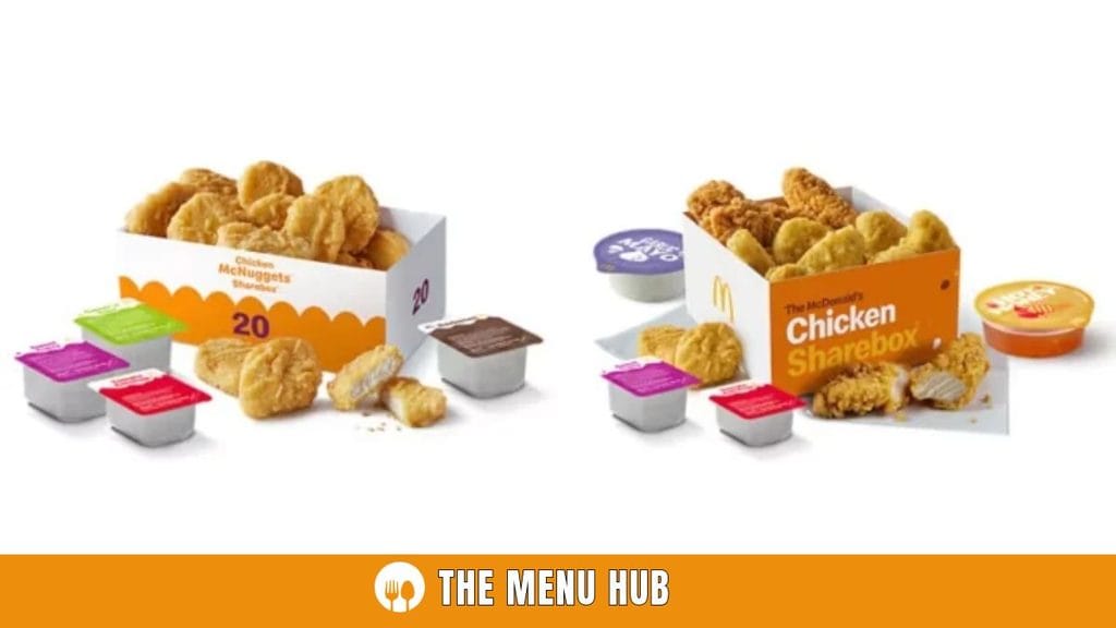 McDonalds Sharers & Bundles Menu Prices in UK