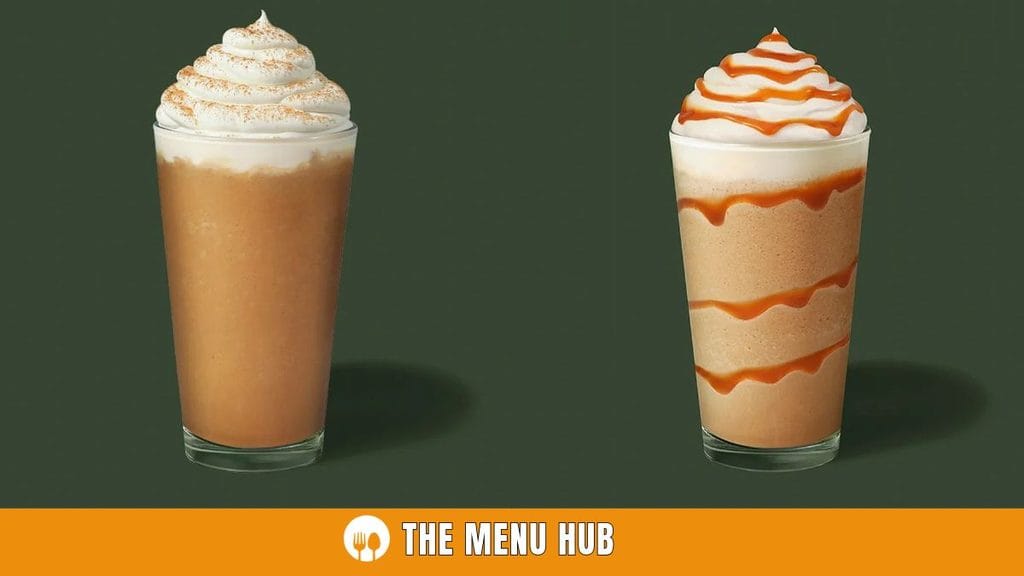 Starbucks Frappuccino Menu with Prices in UK