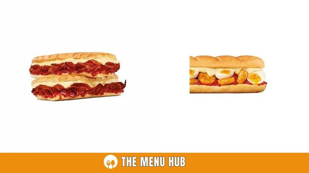 Subway All-Day Breakfast Menu with Prices in UK