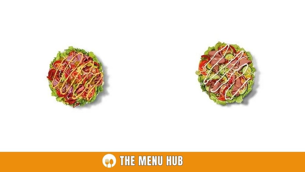 Subway Salads Menu with Prices in UK