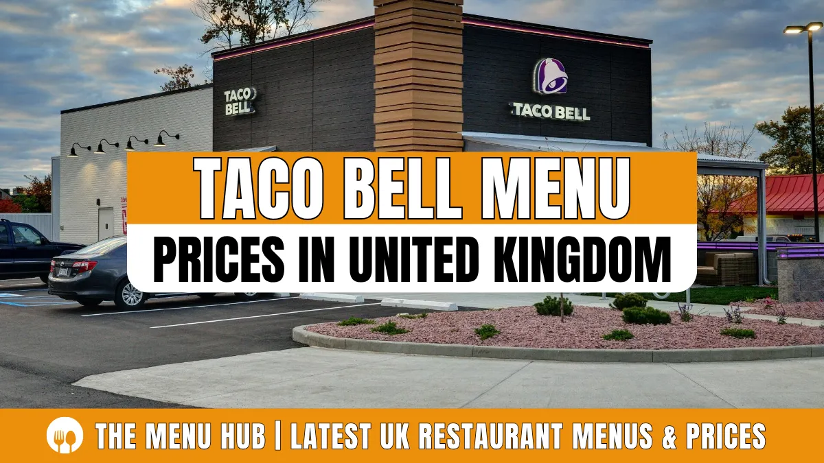 Taco Bell Menu With Price in UK